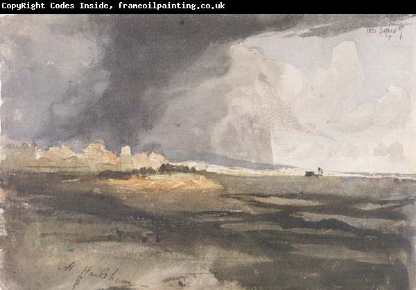 Samuel Palmer At Hailsham,Storm Approaching